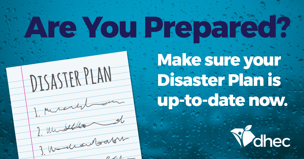 Are You Prepared? - List of items and plans on notebook paper