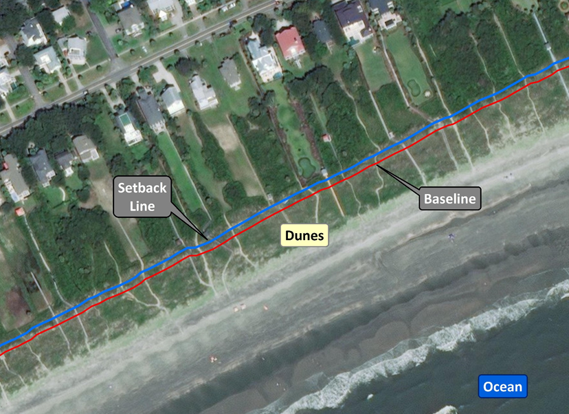 Beachfront Jurisdictional Lines Image - June 25, 2019